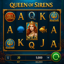 Slotsvader - Queen of Sirens Slot Game - Yggdrasil