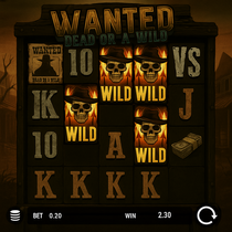 Slotsvader - Wanted Dead or a Wild Slot Game - Hacksaw Gaming